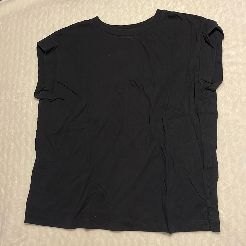 A. New. Day. Small, Black, Sleeveless Cotton Top
